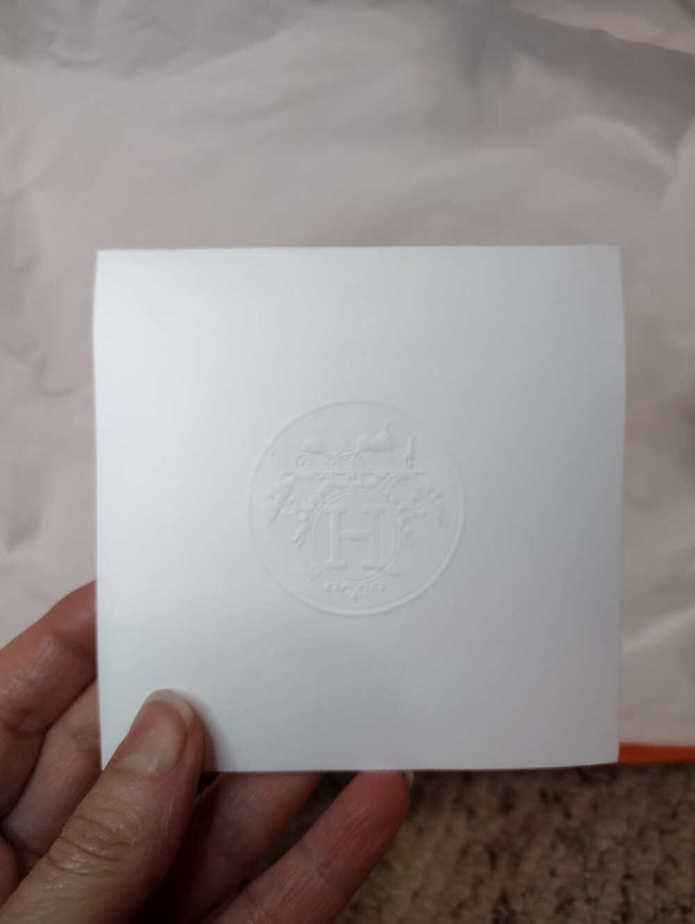 Hermès Orange Signature Purse Box - Picture 7 of 10
